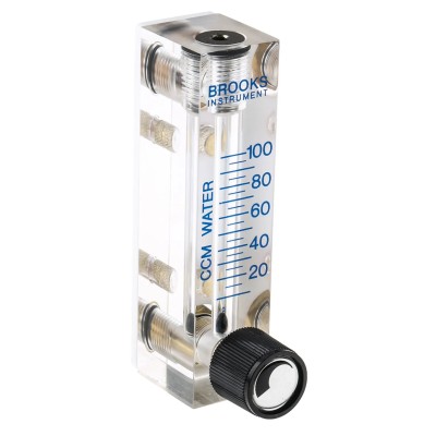 Key Instruments Series Variable Area Flow Meter for Liquid, 10cm³/min–100cm³/min, Acrylic, 1/8 in NPT, 6.89 bar, 65°C FR2000