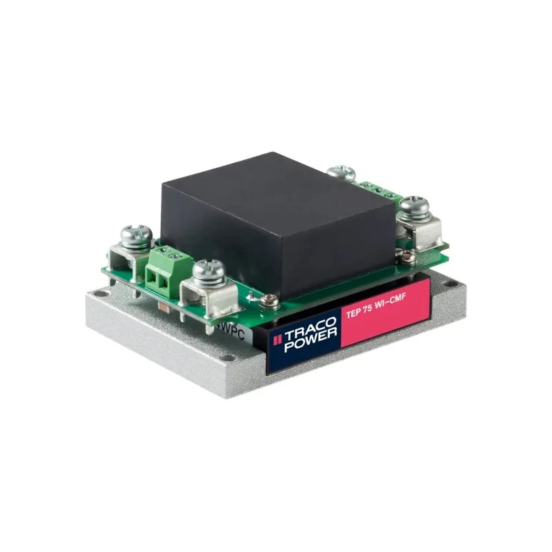 TRACOPOWER DC-DC Converter 24V 3.2A 160V/43V Input 75W Through Hole Wide Input Encapsulated TEP 75-7215WI-CMF