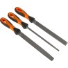 Bahco Engineers File Set Second Cut Round Handle Ergo 200 mm 1-473-08-2-2