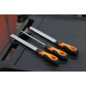 Bahco Engineers File Set Second Cut Round Handle Ergo 200 mm 1-473-08-2-2