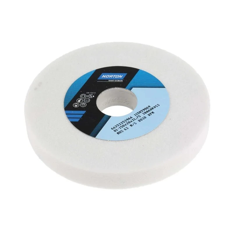Norton Straight Wheel Aluminium Oxide 150mm P60 Grit 66253353966
