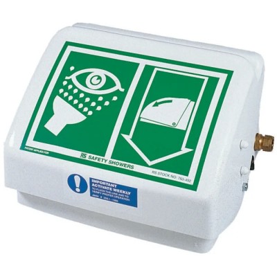 Hughes Wall Eyewash Pod Station, Emergency Eyebath and Facewash Fountain, Wall Mounted, Regulated Flow, ANSI STD-45G/W