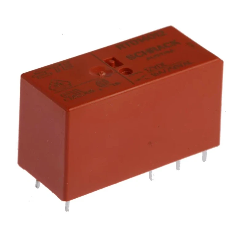 TE Connectivity PCB Power Relay, 12V DC Coil, 16A, SPDT, Solder, RT1 Series RTD14012