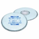 3M Particulate Respirator Filter 2128, Bayonet Connection, White, For 6000 & 7000 Series