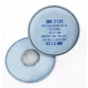 3M Particulate Respirator Filter 2128, Bayonet Connection, White, For 6000 & 7000 Series