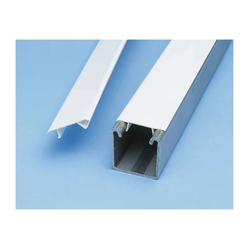 Unistrut White Polyvinyl Chloride Cover Strip, 2 m Length, 41 mm Width P 1184 PW 2M