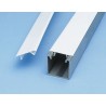 Unistrut White Polyvinyl Chloride Cover Strip, 2 m Length, 41 mm Width P 1184 PW 2M