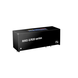 Recom DC/DC Converter , 5V to 24V DC Input, 24V DC Output, 2W, Through Hole, SIP, Isolation 20kV RHV2