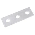 Unistrut Stainless Steel Rectangular Bracket P 1066 SS, 3-Hole Flat Plate