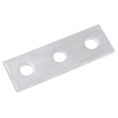 Unistrut Stainless Steel Rectangular Bracket P 1066 SS, 3-Hole Flat Plate