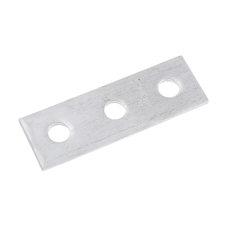 Unistrut Stainless Steel Rectangular Bracket P 1066 SS, 3-Hole Flat Plate