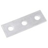 Unistrut Stainless Steel Rectangular Bracket P 1066 SS, 3-Hole Flat Plate