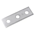 Unistrut Stainless Steel Rectangular Bracket P 1066 SS, 3-Hole Flat Plate