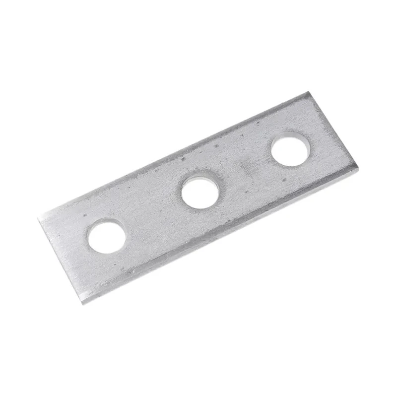 Unistrut Stainless Steel Rectangular Bracket P 1066 SS, 3-Hole Flat Plate