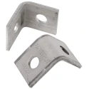 Unistrut Stainless Steel Angle Bracket, 41mm Width, Mounting Plate Type Bracket P 1026 SS