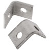 Unistrut Stainless Steel Angle Bracket, 41mm Width, Mounting Plate Type Bracket P 1026 SS