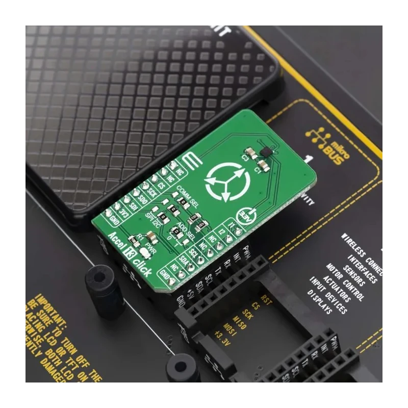 MikroElektronika Accel 13 Click Sensor Development Kit for IIS2DLPC, Ultra Low Power, MIKROSDK Compatible MIKROE-3742