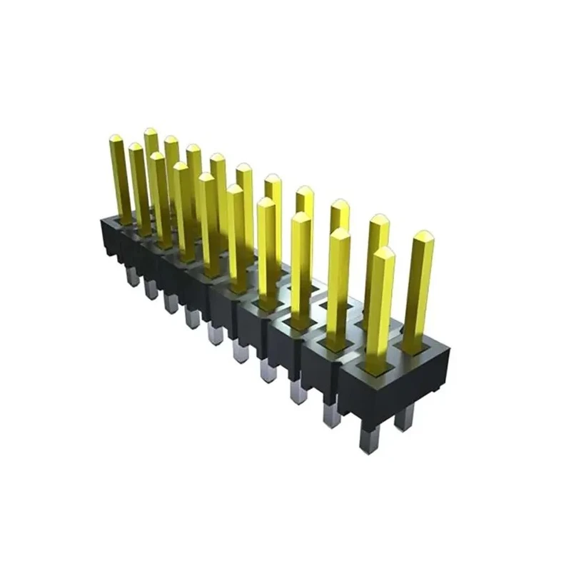 Samtec TSW Series Straight Through Hole Pin Header 46 Contacts 2.54 mm Pitch 2 Row Unshrouded TSW-123-07-L-D