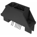 Samtec MEC1 Series Vertical Edge Connector Female Surface Mount , 8 Contacts, 1 mm Pitch, 1 Row, Gold Plated, 2.2A, 250V