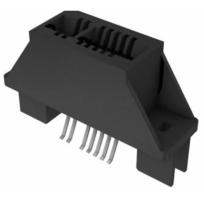 Samtec MEC1 Series Vertical Edge Connector Female Surface Mount , 8 Contacts, 1 mm Pitch, 1 Row, Gold Plated, 2.2A, 250V