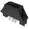 Samtec MEC1 Series Vertical Edge Connector Female Surface Mount , 8 Contacts, 1 mm Pitch, 1 Row, Gold Plated, 2.2A, 250V