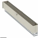 Samtec Right Angle Through Hole PCB Header, 50 Contacts, 2.54 mm Pitch, 2 Row, Shrouded IPL1