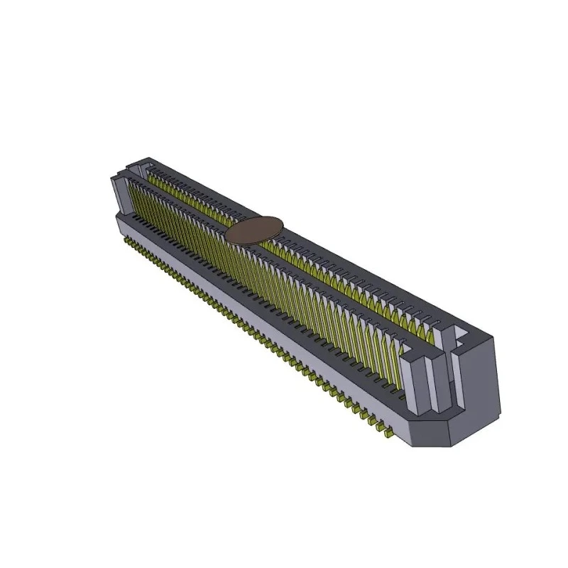 Samtec Straight Surface PCB Header 100 Contacts 0.635 mm Pitch 2 Row Shrouded LSS-150-01-L-DV-A-K