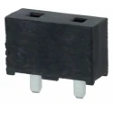 Samtec PSS-02-01-T-S Straight Through Hole PCB Socket, 2-Contact, 1 Row, 6.35mm Pitch, 11.4A, Solder, 500V