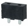 Samtec PSS-02-01-T-S Straight Through Hole PCB Socket, 2-Contact, 1 Row, 6.35mm Pitch, 11.4A, Solder, 500V