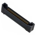 Samtec QRF8 Series Straight Surface PCB Socket, 52 Contacts, 2 Rows, 0.88 mm Pitch, Solder, 8.5A, 215V 