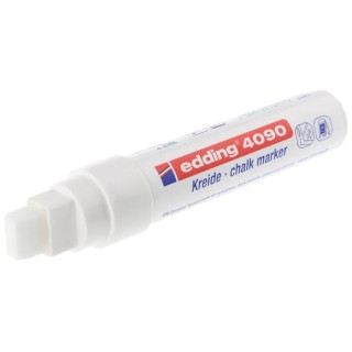 Edding White Window Marker Pen Chisel Tip, 4mm Line Width, Permanent, 4090-049