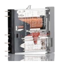 Omron DIN Rail Power Relay 48V DC Coil, 6A Switching Current, SPDT Plug-In, Transparent Casing G2RV-1-S-G DC48