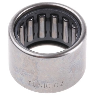IKO Nippon Thompson Needle Roller Bearing TLA1010Z, 10 mm ID, 14 mm OD, 10 mm Width, 40000 rpm Oil Max, 24000 rpm Grease Max