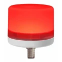 RS PRO Red LED Beacon 24V DC Steady Screw Mount, LED Bulb, IP66, 40mA, White Housing 199-9728