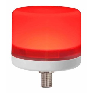 RS PRO Red LED Beacon 24V DC Steady Screw Mount, LED Bulb, IP66, 40mA, White Housing 199-9728