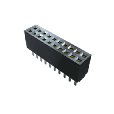Samtec SFMC Series Straight Surface PCB Socket, 14-Contact, 2 Row, 1.27 mm Pitch, Solder, 2.9A, 310V SFMC-107-01-S-D