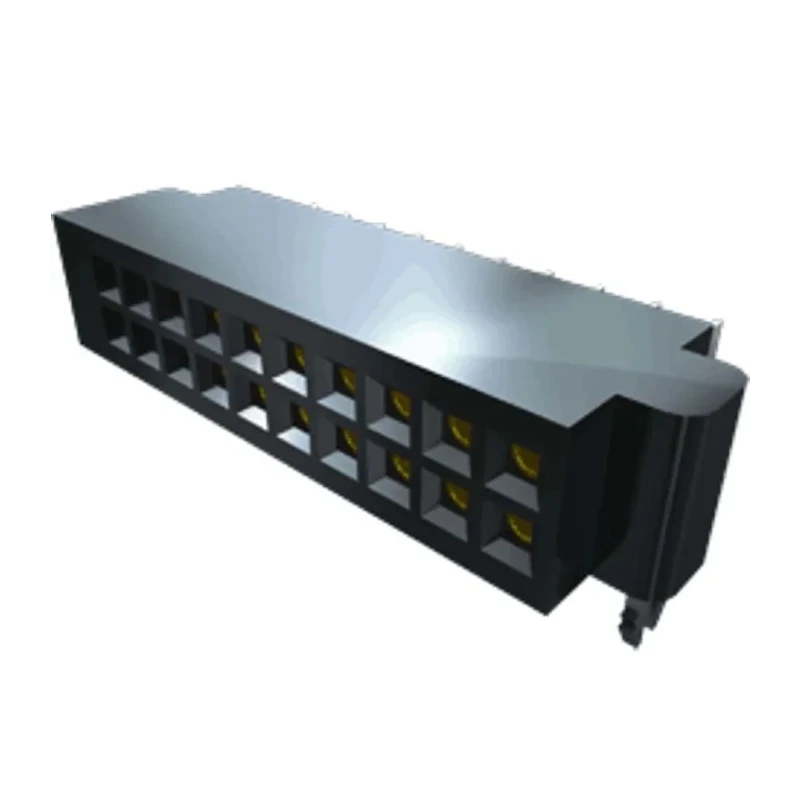 Samtec SFMH Series Horizontal Surface PCB Header, 50 Contacts, 1.27 mm Pitch, 2 Row, Shrouded SFMH-125-02-L-D-LC