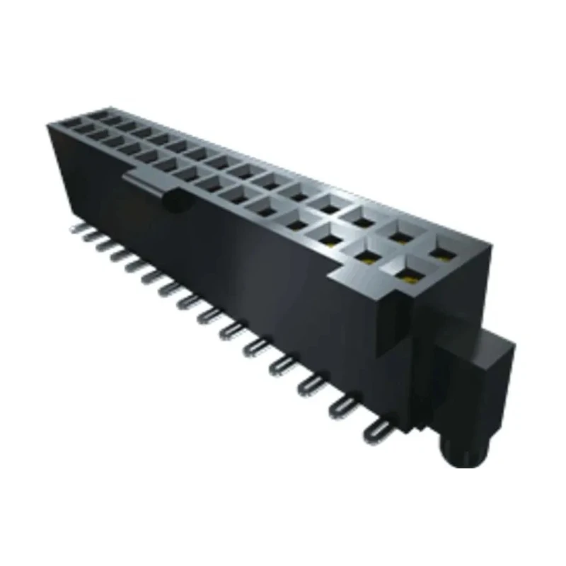 Samtec SFML Series Straight Surface PCB Socket, 20 Contacts, 2 Row, 1.27 mm Pitch, Locking Socket Strip SFML-110-T2-S-D-LC