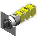 EAO 3 Position Selector Switch Head, 30.5 mm Cutout, IP65, Black Handle, Series 4 704.403.018