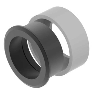 EAO Push Button Bezel, Flush Round, Stainless Steel, IP65 Protection, For Indicator and Pushbutton 704.955.10