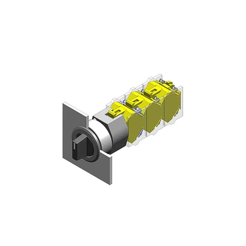 EAO 04 Series Illuminated Selector Switch Head, 2 Position, 30.5 mm Cutout, IP65, Aluminium Bezel 704.413.018