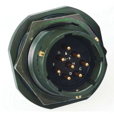 Amphenol Limited MIL Spec Circular Connector 15 Way 22A 700V Copper Alloy Male Straight Cable Mount, 62GB-56T14-15PN