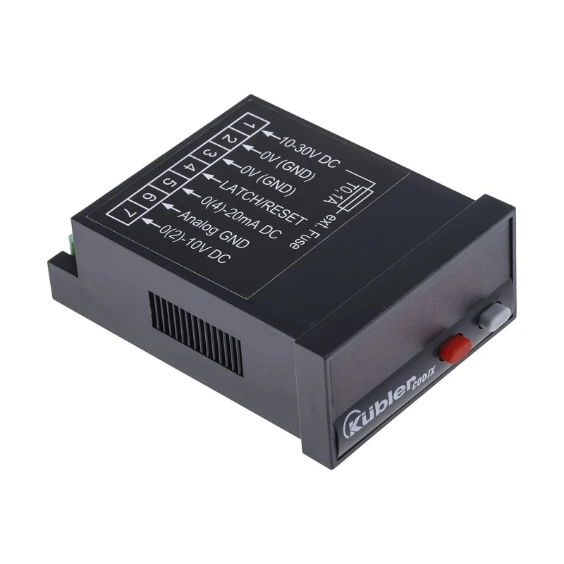 Kubler CODIX 534 LED Digital Panel Multifunction Meter 6.534.012.300, 5-Digit, 22.2 mm x 45 mm
