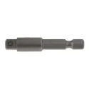 Wera 1/4 Inch Square Drive Adapter Chrome Vanadium Steel 50mm Length 05050205001
