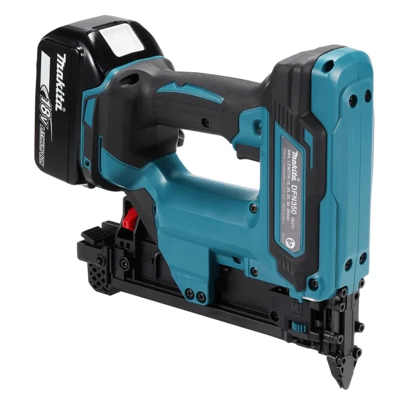Makita 35 mm Cordless Nail Gun, 18V, Type G British 3-Pin, D-Handle, 2.4 kg DFN350ZJ