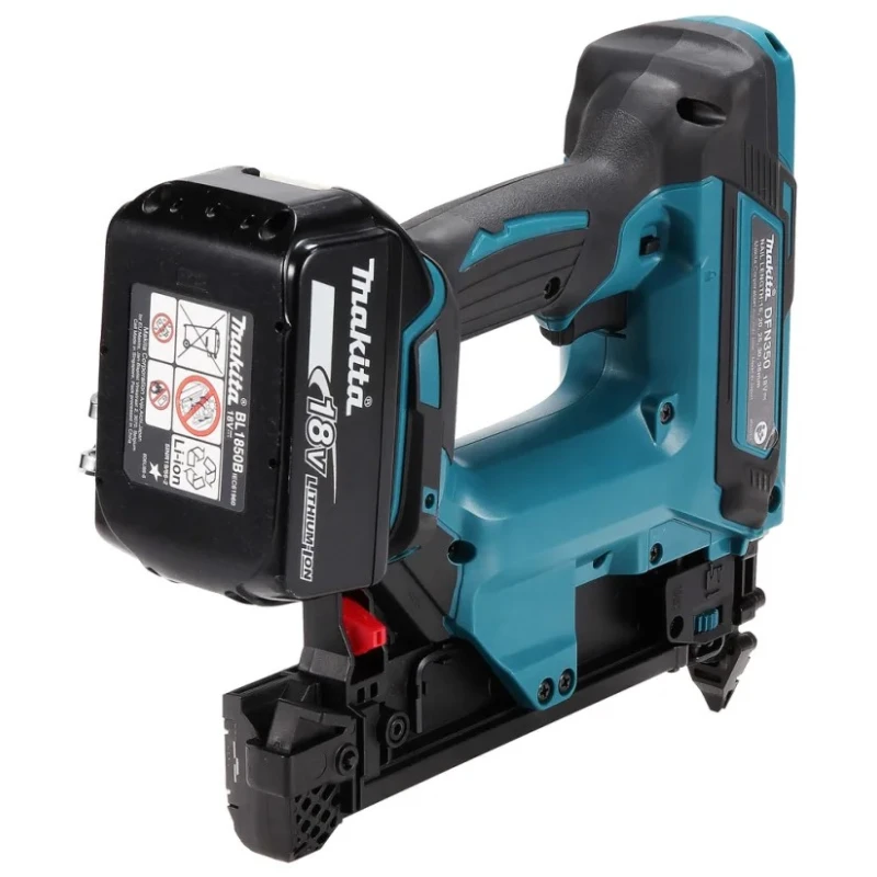Makita 35 mm Cordless Nail Gun, 18V, Type G British 3-Pin, D-Handle, 2.4 kg DFN350ZJ
