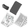 Bosch Rexroth M6 Angular Cover Cap for 60 mm Strut Profile and 10 mm Groove Polypropylene 3842548852