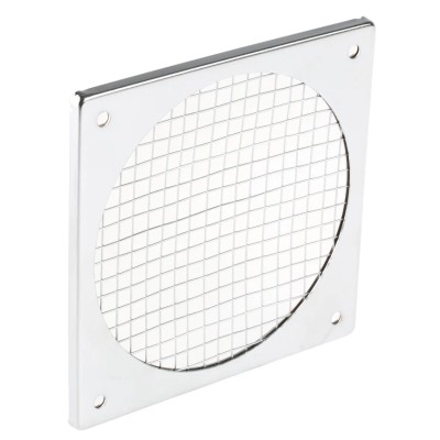 ebm-papst Steel Filter Nickel Plated, Steel Frame Fan Filter for 120 mm Fans, 124 x 124 mm, 5 mm Thickness PRF120