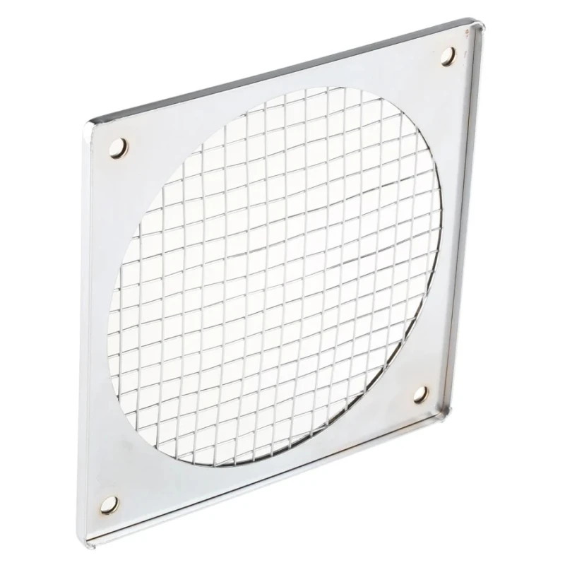 ebm-papst Steel Filter Nickel Plated, Steel Frame Fan Filter for 120 mm Fans, 124 x 124 mm, 5 mm Thickness PRF120