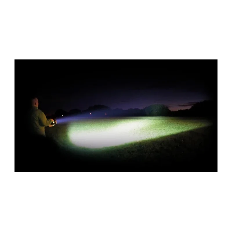 Nightsearcher LED Searchlight Rechargeable IP65, 10,000 Lumens, 1200m Beam Distance, Li-ion 7800mAh, Type G NSPROSTARLITE